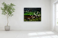 Original art for sale at UGallery.com | Daisies by Jose Luis Bermudez | $5,500 | oil painting | 48' h x 60' w | thumbnail 5