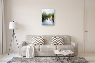 On Ebenezer River by Ronda Waiksnis |  In Room View of Artwork 