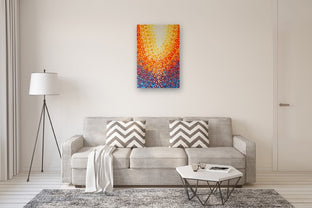 Orange and Blue 7 by Natasha Tayles |  In Room View of Artwork 