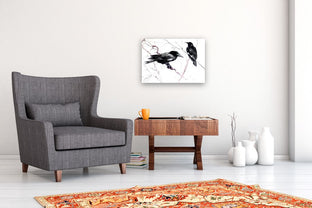 Ravens (Horizontal Composition) by Suren Nersisyan |  In Room View of Artwork 