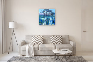 Color on the Pond by Kip Decker |  In Room View of Artwork 