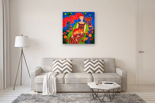 Orange Summer by Yelena Sidorova |  In Room View of Artwork 