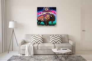 Moonlit Travel by Scott Dykema |  In Room View of Artwork 