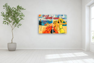 French Riviera by Rick "Marlowe" Schneider |  In Room View of Artwork 