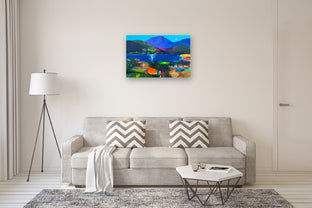 Brillant Lake Sunshine by Rebecca Klementovich |  In Room View of Artwork 