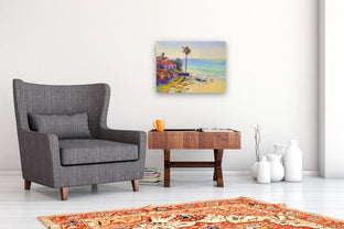 Sunny Day on the Beach (Santa Barbara) by Suren Nersisyan |  In Room View of Artwork 