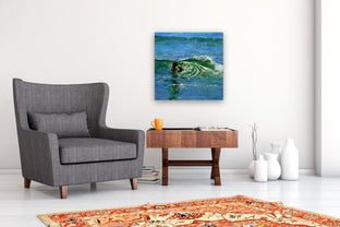 Timing the Waves by Onelio Marrero |  In Room View of Artwork 