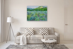 Morning Comes to the Meadow by Crystal DiPietro |  In Room View of Artwork 