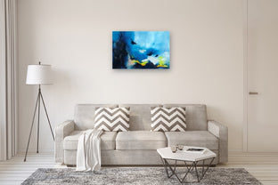 Blue Black Point by Sarah Parsons |  In Room View of Artwork 