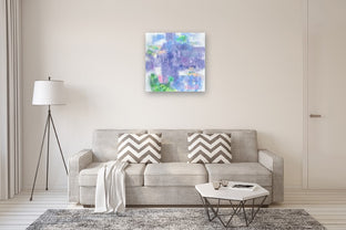 Lavender Fields Forever by Natalie George |  In Room View of Artwork 