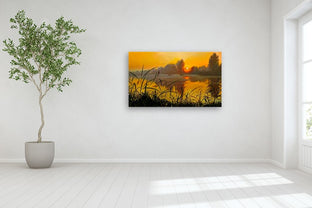 Golden Glow by Jose Luis Bermudez |  In Room View of Artwork 