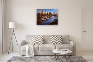 Philadelphia - Commission by Jonelle Summerfield |  In Room View of Artwork 