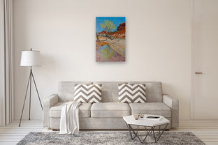 Tree Reflection by Crystal DiPietro |  In Room View of Artwork 