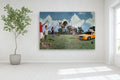 Original art for sale at UGallery.com | Hailing by Michael Wedge | $5,925 | oil painting | 63' h x 94' w | thumbnail 5