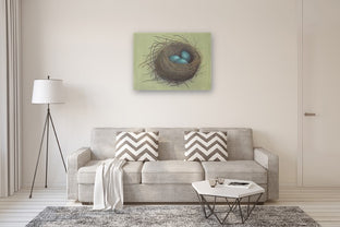 The Nest Of Our Dreams by Jennifer Ross |  In Room View of Artwork 