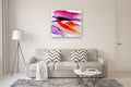 Original art for sale at UGallery.com | Sunset's Fire by Dorothy Dunn | $1,750 | acrylic painting | 36.25' h x 40' w | thumbnail 5