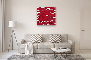 Red Dogs Running by Jaime Ellsworth |  In Room View of Artwork 