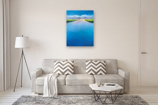 Marsh Creek Clouds by Nancy Hughes Miller |  In Room View of Artwork 