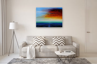 Evening Sky by George Peebles |  In Room View of Artwork 