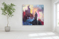 Original art for sale at UGallery.com | Duality by Gena Brodie Robbins | $13,500 | oil painting | 72' h x 72' w | thumbnail 5