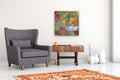 Original art for sale at UGallery.com | Sunny Oranges by Robert Hofherr | $1,250 | acrylic painting | 24' h x 24' w | thumbnail 5