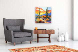 Desert Splendor by John Jaster |  In Room View of Artwork 