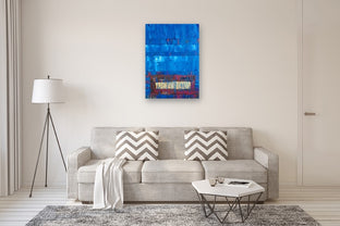 Lights in the Sky by Elena Andronescu |  In Room View of Artwork 