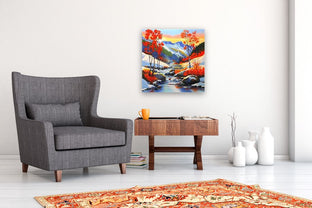 Spring in the Mountains by John Jaster |  In Room View of Artwork 