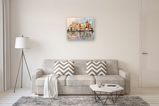 City Skyline VII by Sharon Sieben |  In Room View of Artwork 