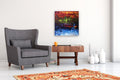 Original art for sale at UGallery.com | Reflection II by Naoko Paluszak | $1,650 | oil painting | 24' h x 24' w | thumbnail 4