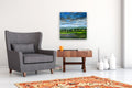 Original art for sale at UGallery.com | Lavender Field by Mitchell Freifeld | $250 | oil painting | 24' h x 24' w | thumbnail 5