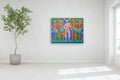 Original art for sale at UGallery.com | Queen by Arvind Kumar Dubey | $7,050 | acrylic painting | 42' h x 54' w | thumbnail 5