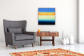 Original art for sale at UGallery.com | Yellow Sky by Heidi Hybl | $750 | oil painting | 24' h x 24' w | thumbnail 5