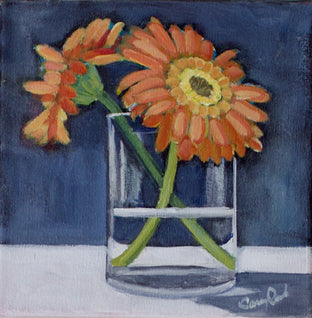 Orange Flowers by Carey Parks |  Artwork Main Image 