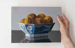 Lemons in a Chinese Porcelain by Daniel Caro |  Context View of Artwork 