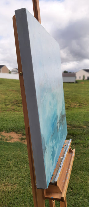 The Calm Before the Storm by Dorothy Gaziano |  Side View of Artwork 