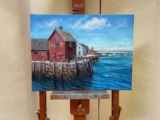 Summer in Rockport by Faye Vander Veer |  Context View of Artwork 