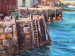 Original art for sale at UGallery.com | Summer in Rockport by Faye Vander Veer | $2,700 | oil painting | 18' h x 24' w | thumbnail 4