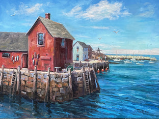 Summer in Rockport by Faye Vander Veer |  Artwork Main Image 