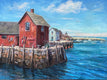 Original art for sale at UGallery.com | Summer in Rockport by Faye Vander Veer | $2,700 | oil painting | 18' h x 24' w | thumbnail 1