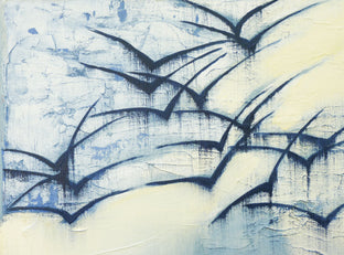 In Flight by Heidi Hybl |   Closeup View of Artwork 