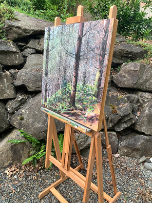 Porter Creek Falls, 3 by Henry Caserotti |  Side View of Artwork 