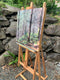 Original art for sale at UGallery.com | Porter Creek Falls, 3 by Henry Caserotti | $1,350 | acrylic painting | 23.75' h x 23.75' w | thumbnail 2