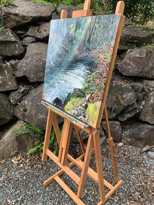 Porter Creek Falls, 4 by Henry Caserotti |  Side View of Artwork 