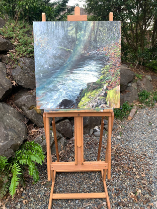 Porter Creek Falls, 4 by Henry Caserotti |  Context View of Artwork 
