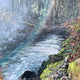 Original art for sale at UGallery.com | Porter Creek Falls, 4 by Henry Caserotti | $1,350 | acrylic painting | 23.75' h x 23.75' w | thumbnail 1