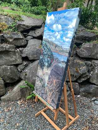 Snake River Canyon by Henry Caserotti |  Side View of Artwork 