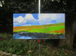 Original art for sale at UGallery.com | Yorkshire Clouds by Janet Dyer | $700 | acrylic painting | 12' h x 24' w | thumbnail 3