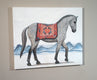 Original art for sale at UGallery.com | The Horse's Way by Jennifer Ross | $1,000 | mixed media artwork | 20' h x 24' w | thumbnail 3