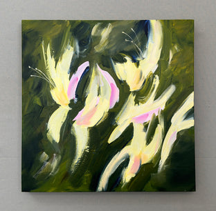 Honeysuckle by JoAnn Golenia |  Side View of Artwork 